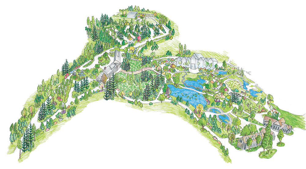 Coastal Maine Botanical Gardens Map Master Plan Overview | Coastal Maine Botanical Gardens